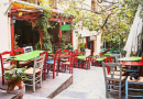 Street Cafe in Athens, Greece