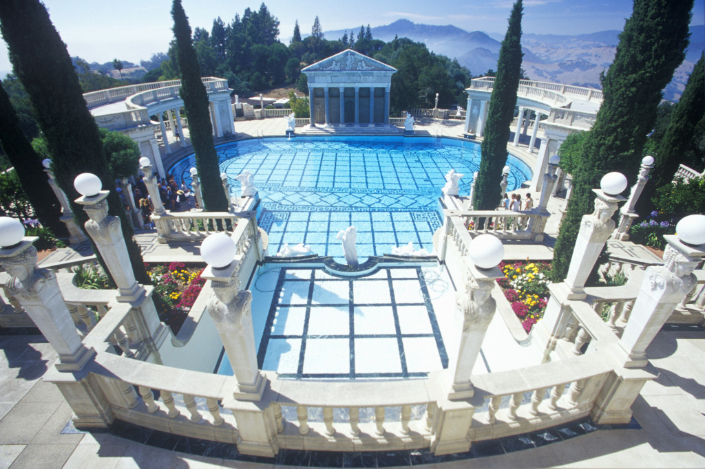 Neptune Pool at the Hearst Castle, California jigsaw puzzle in Castles puzzles on TheJigsawPuzzles.com