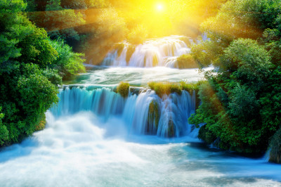 Krka National Park, Croatia jigsaw puzzle in Waterfalls puzzles on ...