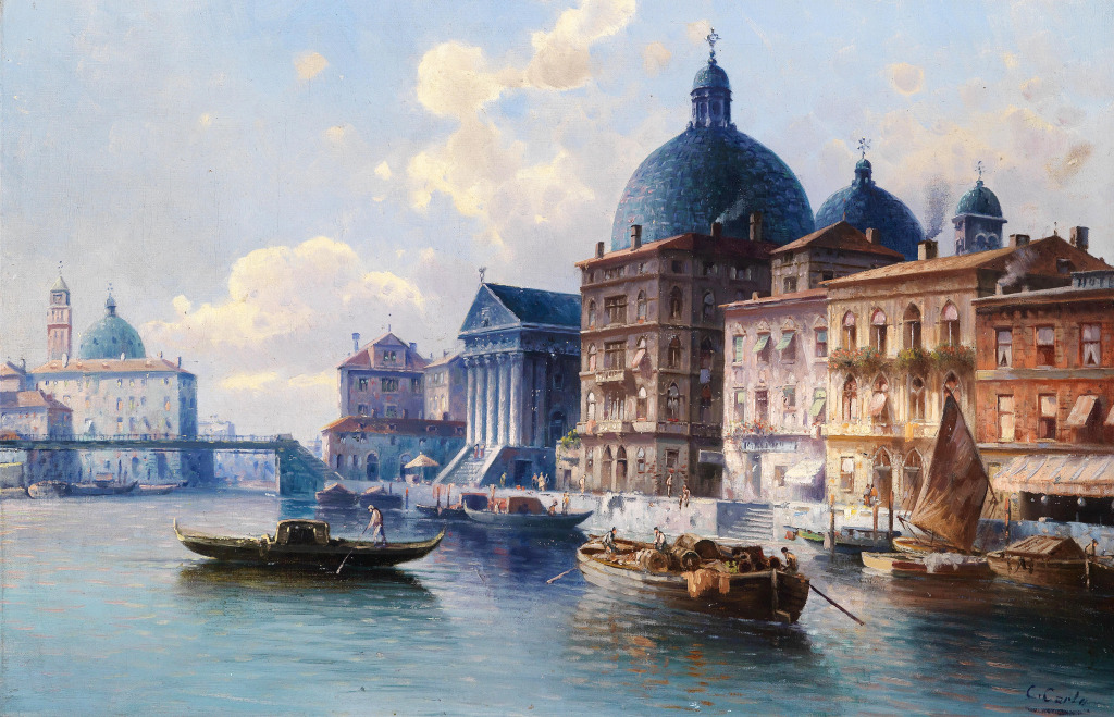 San Simeone, Venise jigsaw puzzle in Chefs d'oeuvres puzzles on TheJigsawPuzzles.com