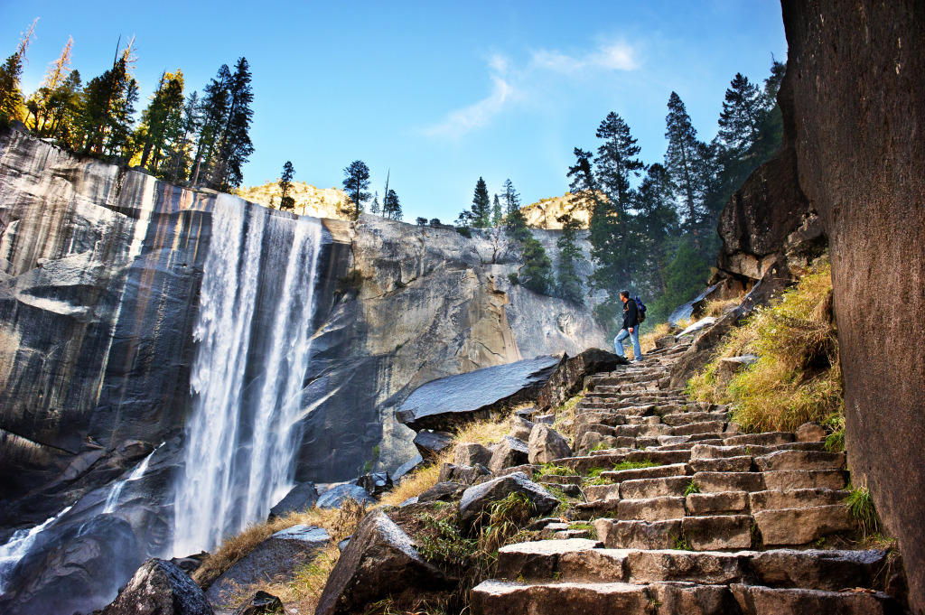 Yosemite National Park jigsaw puzzle in Waterfalls puzzles on TheJigsawPuzzles.com