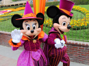 Witchy Minnie and Vampire Mickey