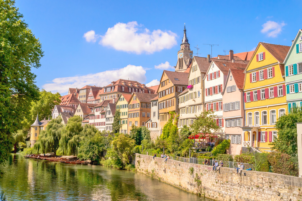 Old Town of Tuebingen, Germany jigsaw puzzle in Street View puzzles on TheJigsawPuzzles.com