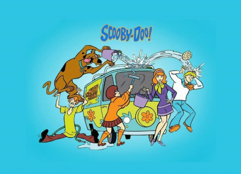 Cartoon-Characters-of-Scooby-Doo-Funny-Wall-Paintings-for-Kids-Rooms jigsaw puzzle in jean rushtion puzzles on TheJigsawPuzzles.com