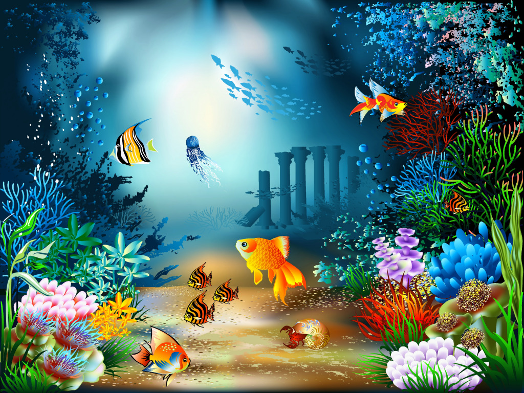 Underwater World jigsaw puzzle in Under the Sea puzzles on TheJigsawPuzzles.com