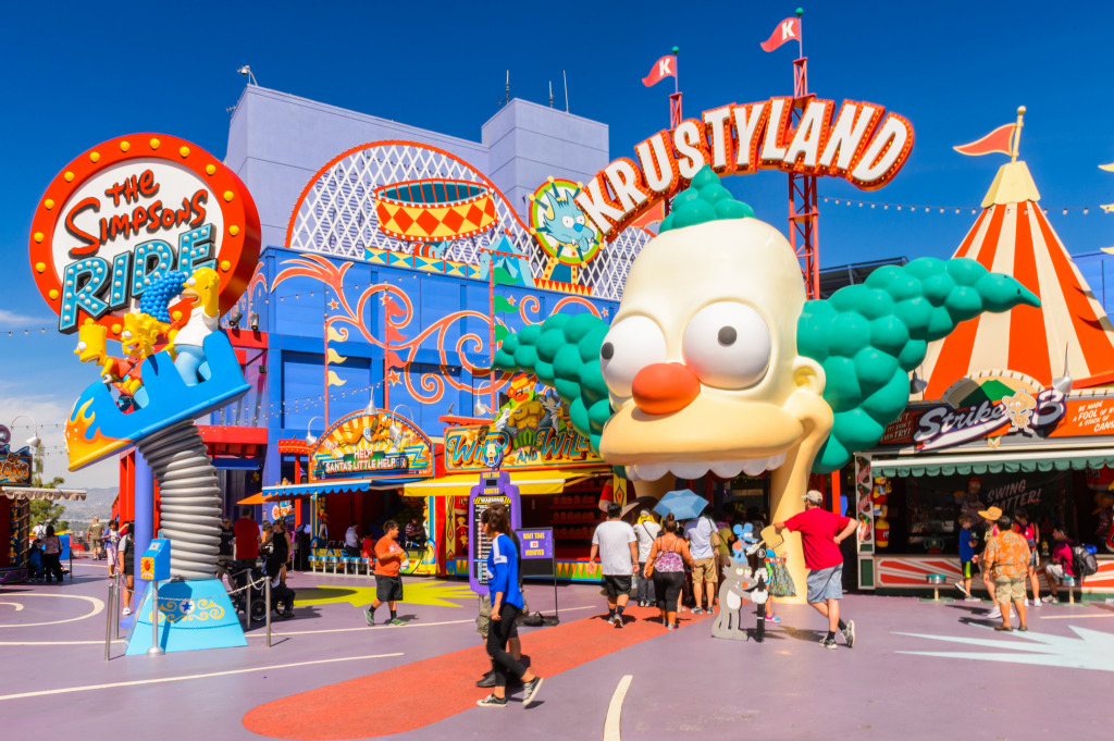 Krustyland, Parc de Hollywood Universal Studios jigsaw puzzle in Puzzle du jour puzzles on TheJigsawPuzzles.com