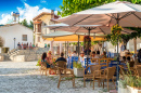Street Cafe in Omodos, Cyprus