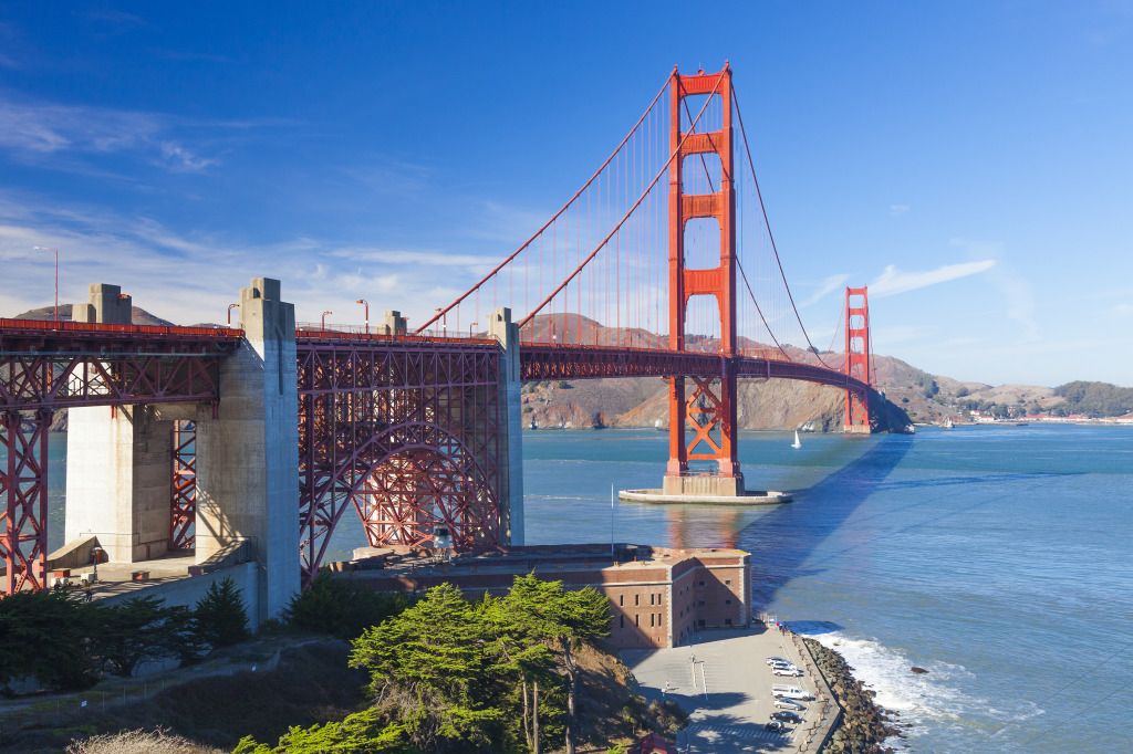 Le pont du Golden Gate jigsaw puzzle in Ponts puzzles on TheJigsawPuzzles.com