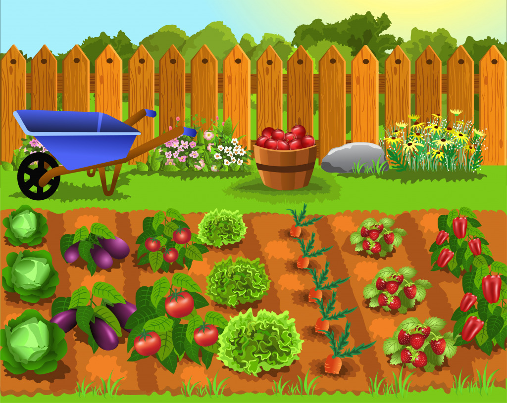 Jardin de légumes jigsaw puzzle in Fruits & Légumes puzzles on TheJigsawPuzzles.com