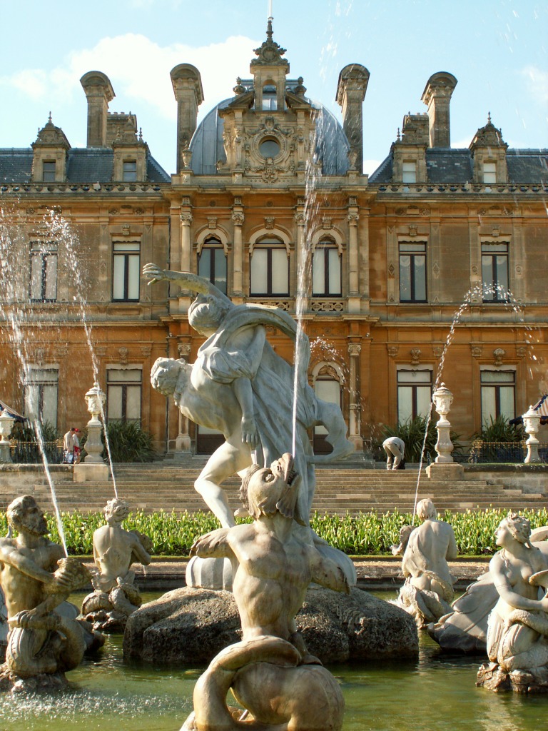 Waddesdon Brunnen jigsaw puzzle in Puzzle des Tages puzzles on TheJigsawPuzzles.com