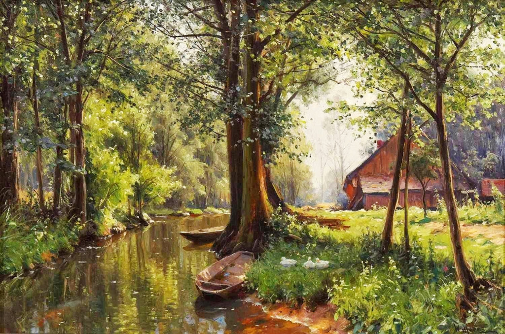In the Spreewald jigsaw puzzle in Piece of Art puzzles on TheJigsawPuzzles.com