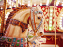 Merry-Go-Round Wooden Horse