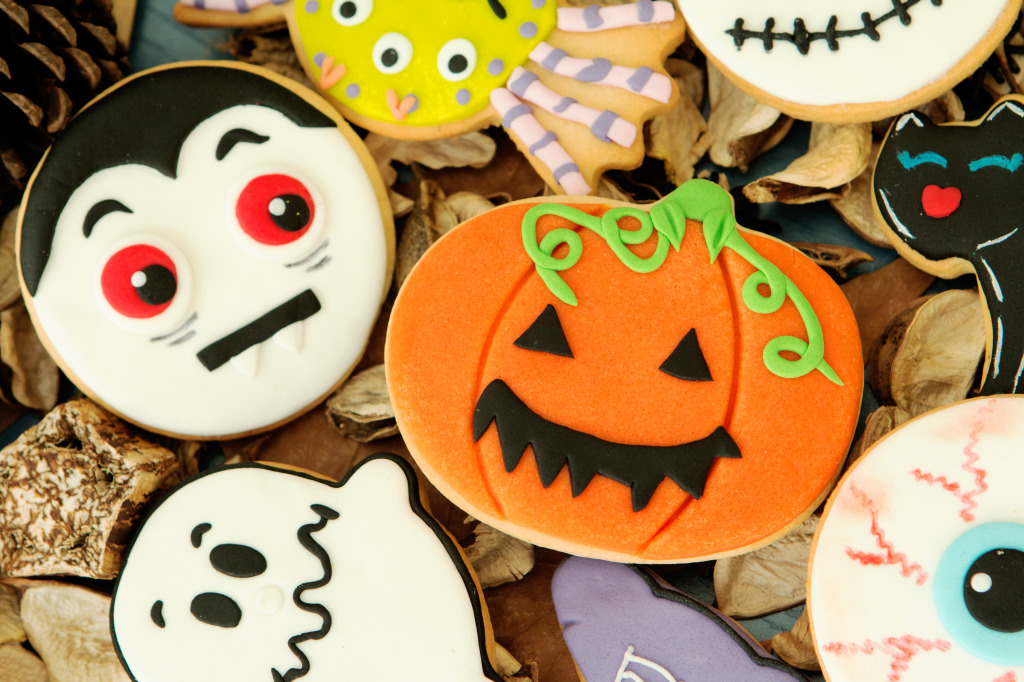 Halloween Cookies jigsaw puzzle in Macro puzzles on TheJigsawPuzzles.com