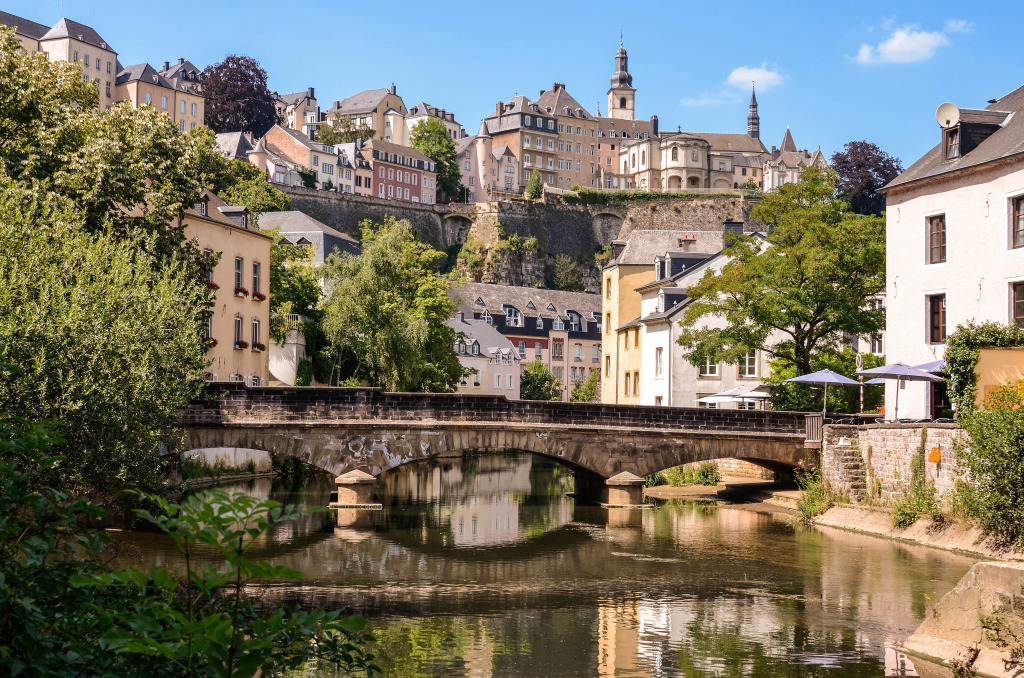 Luxembourg City jigsaw puzzle in Bridges puzzles on TheJigsawPuzzles.com