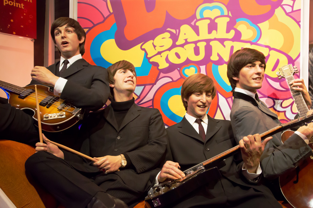 Die Beatles in Madame Tussauds jigsaw puzzle in Menschen puzzles on TheJigsawPuzzles.com