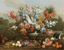 Still Life with Flowers in a Silver Urn