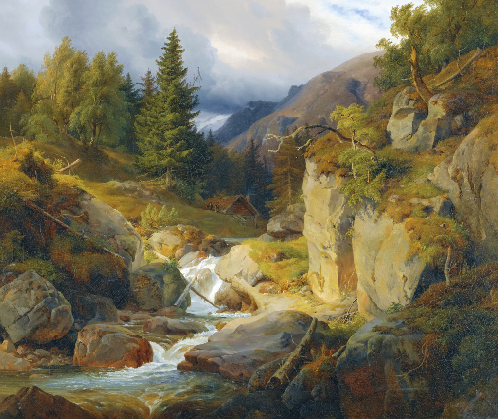 Norwegian Landscape jigsaw puzzle in Piece of Art puzzles on TheJigsawPuzzles.com