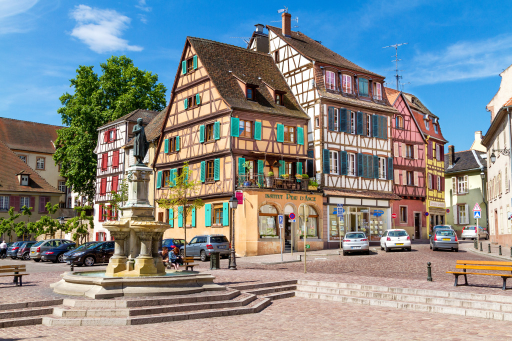 Wine Village of Colmar, France jigsaw puzzle in Street View puzzles on TheJigsawPuzzles.com