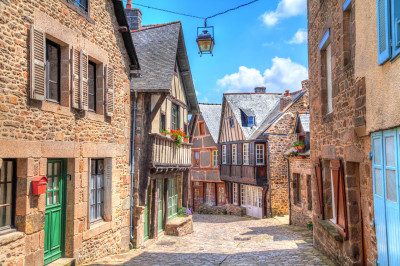 Dinan, Brittany, France jigsaw puzzle in Street View puzzles on ...