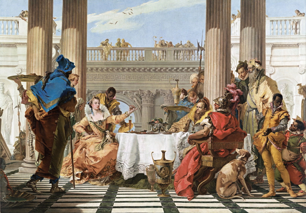 The Banquet of Cleopatra jigsaw puzzle in Piece of Art puzzles on TheJigsawPuzzles.com