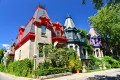 Victorian Houses in Square Saint Louis, Montreal
