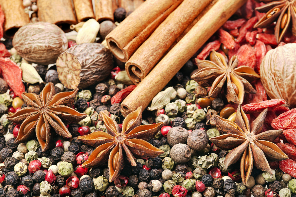 Spices jigsaw puzzle in Macro puzzles on TheJigsawPuzzles.com