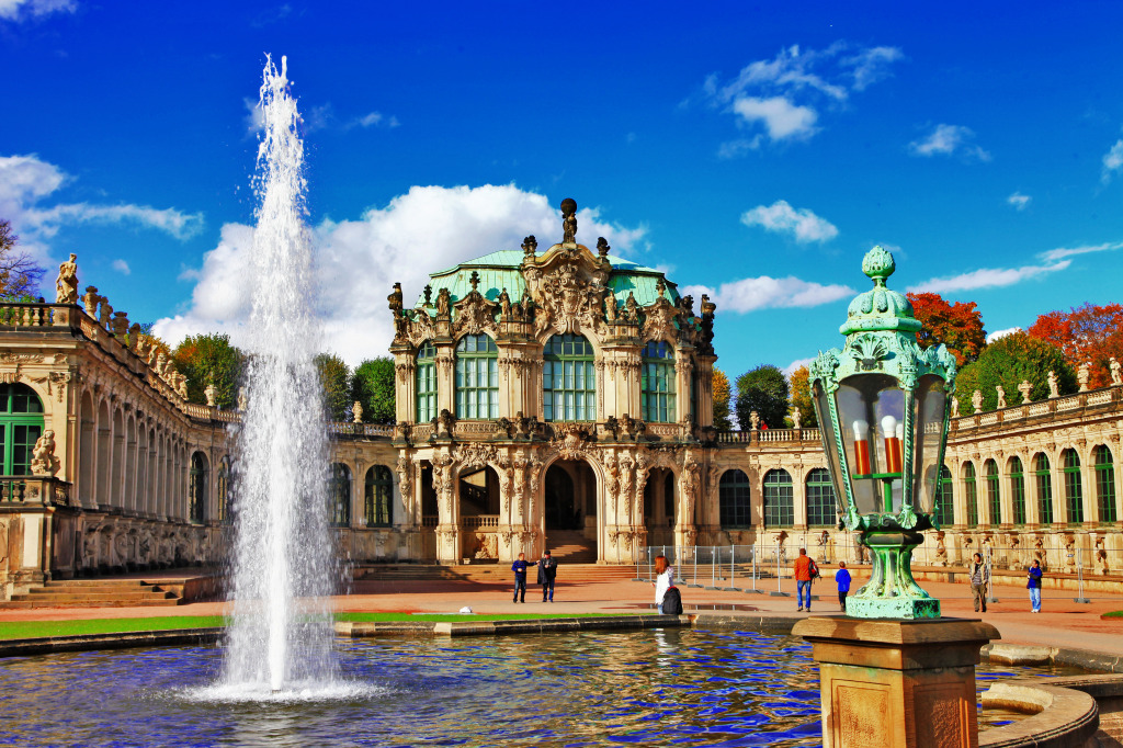 Zwinger Museum, Dresden jigsaw puzzle in Schlösser puzzles on TheJigsawPuzzles.com