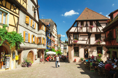 Ribeauville, France jigsaw puzzle in Street View puzzles on ...