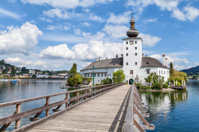 Castle Ort, Traunsee Lake, Austria jigsaw puzzle in Castles puzzles on ...