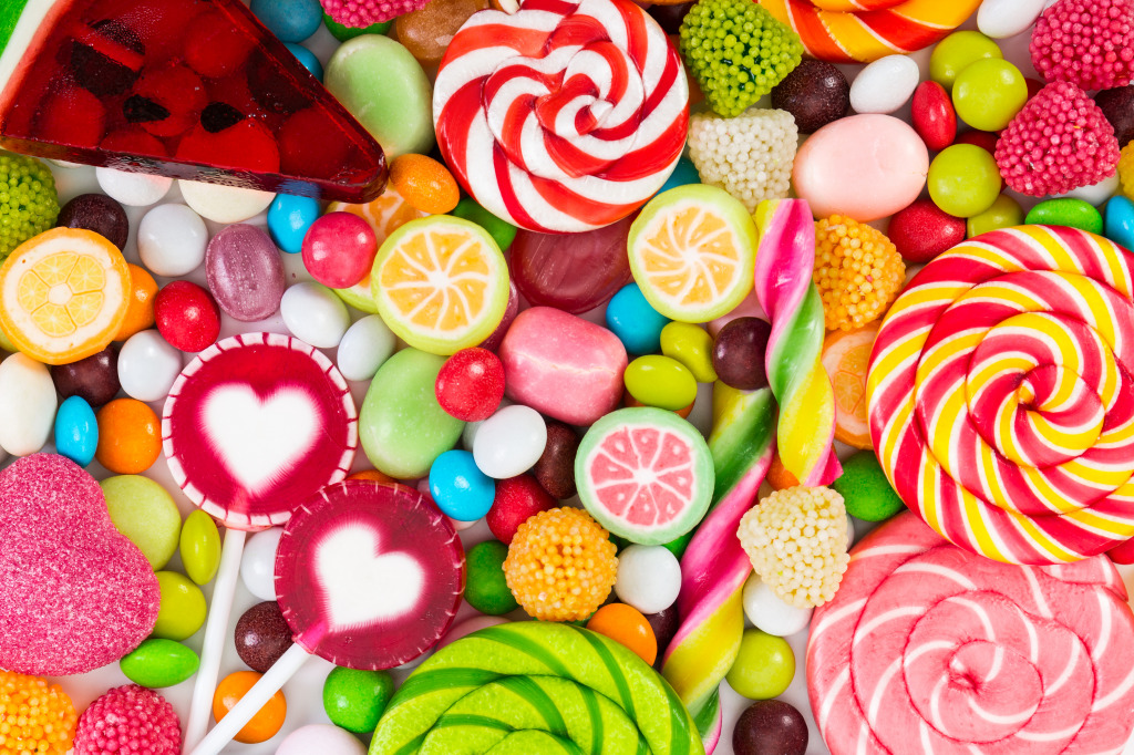 Colorful Candy jigsaw puzzle in Macro puzzles on TheJigsawPuzzles.com