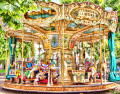 Merry-Go-Round In Cannes, France