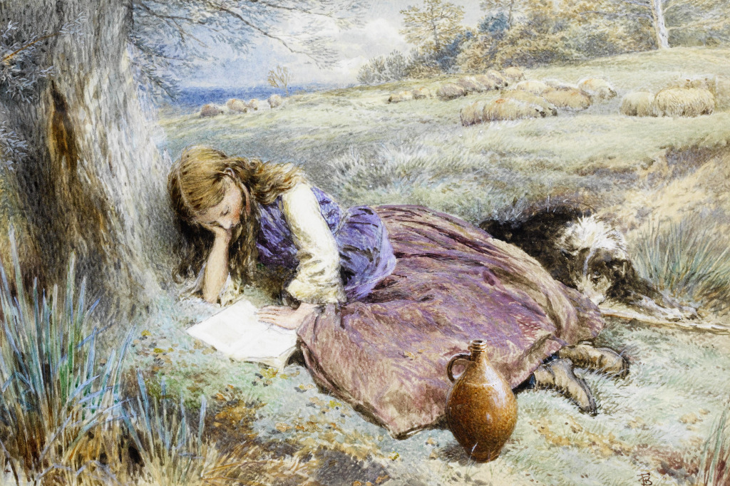 The Shepherdess jigsaw puzzle in Piece of Art puzzles on TheJigsawPuzzles.com