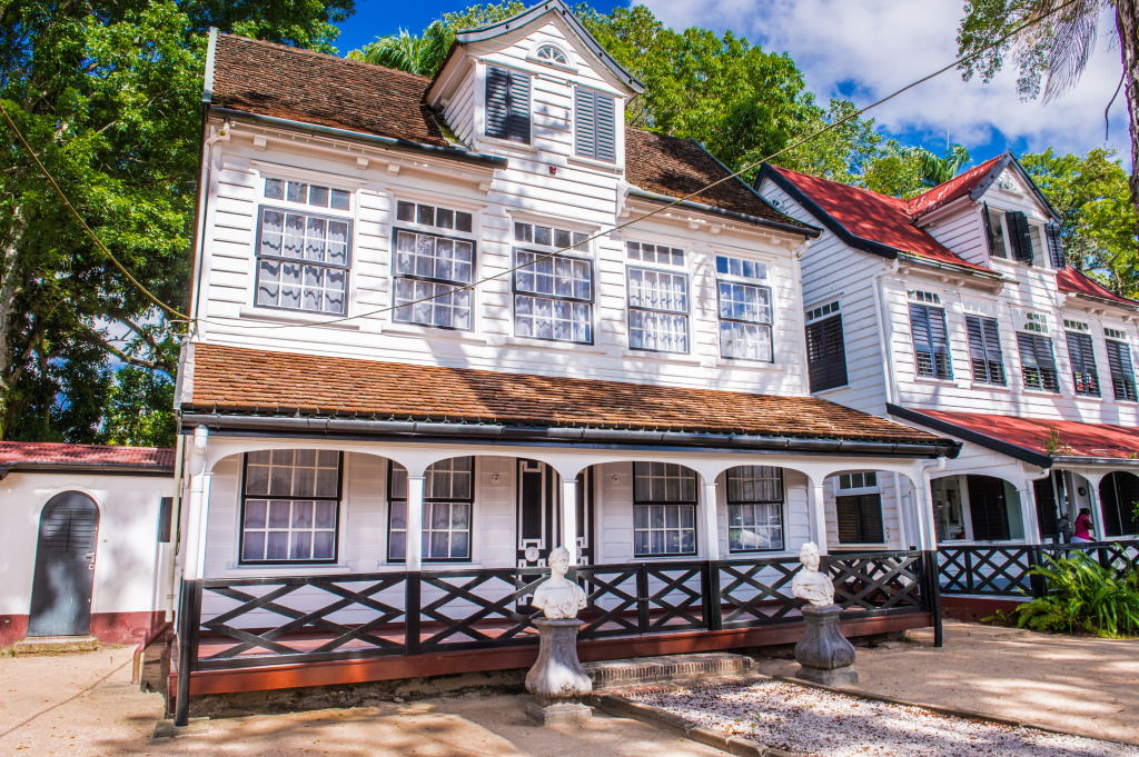Historic City Center of Paramaribo, Suriname jigsaw puzzle in Street View puzzles on TheJigsawPuzzles.com