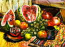 Still Life with a Watermelon