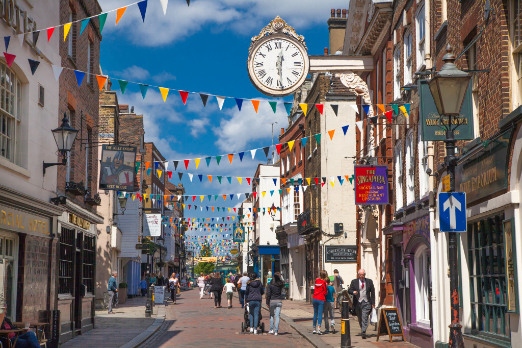 Rochester, England jigsaw puzzle in Street View puzzles on TheJigsawPuzzles.com