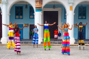 Street Dancers in Havana, Cuba