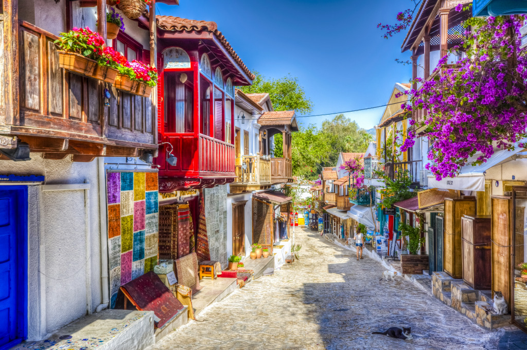 Kas Town, Turkey jigsaw puzzle in Puzzle of the Day puzzles on TheJigsawPuzzles.com