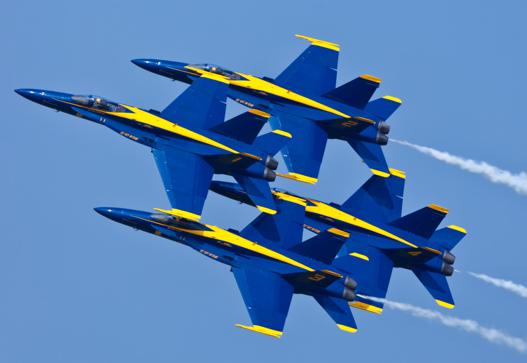 US Navy Blue Angels jigsaw puzzle in Aviation puzzles on TheJigsawPuzzles.com