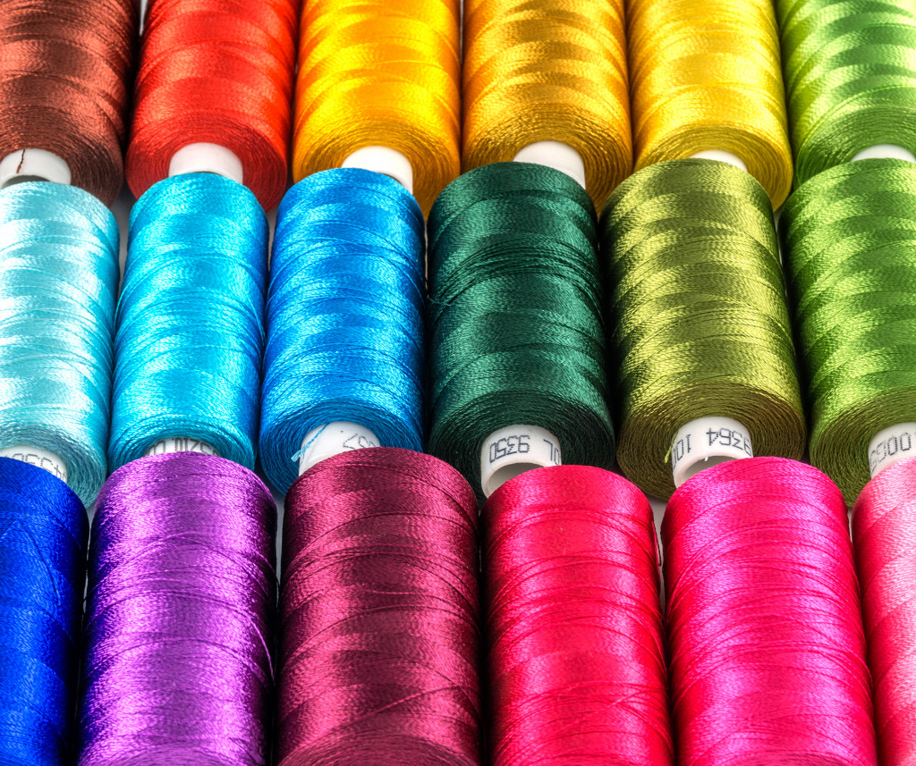 Colorful Spools of Thread jigsaw puzzle in Puzzle of the Day puzzles on TheJigsawPuzzles.com