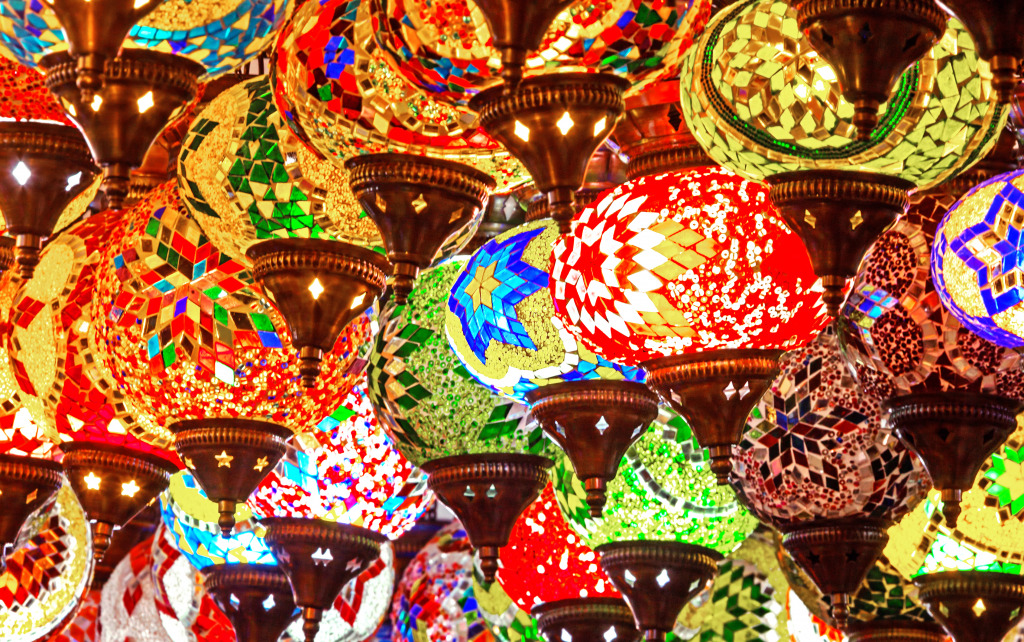 Traditionelle arabische Lampen jigsaw puzzle in Puzzle des Tages puzzles on TheJigsawPuzzles.com