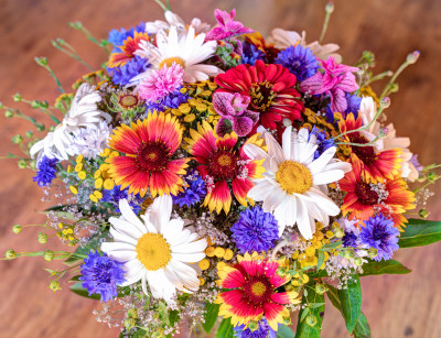 Bouquet of Bright Flowers jigsaw puzzle in Puzzle of the Day puzzles on ...