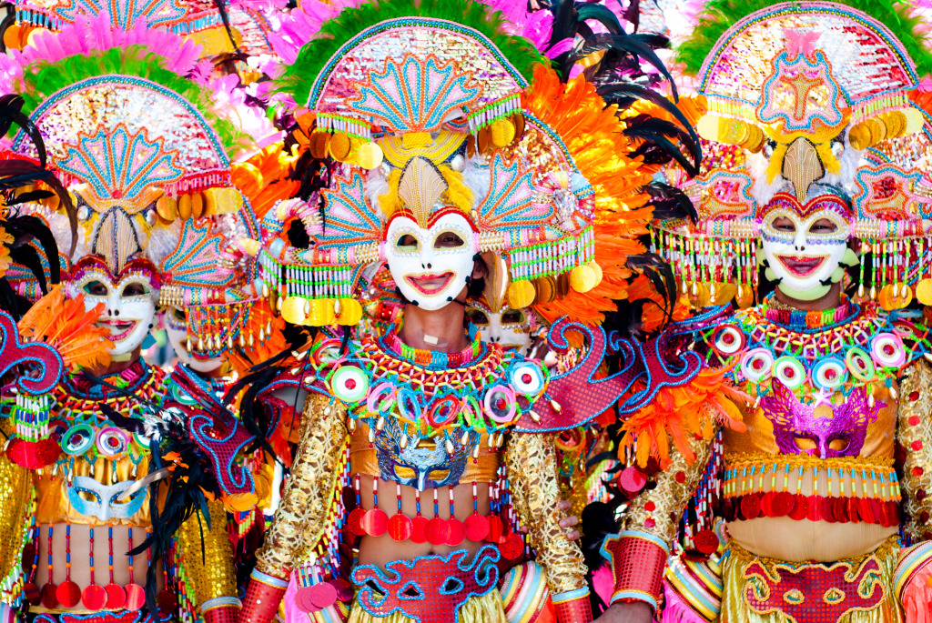 Masskara Festival, Ville de Bacolod, Philippines jigsaw puzzle in Personnes puzzles on TheJigsawPuzzles.com