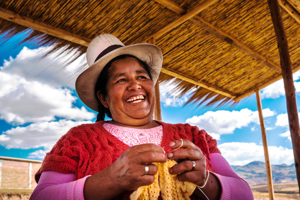 Peruvian Woman jigsaw puzzle in People puzzles on TheJigsawPuzzles.com