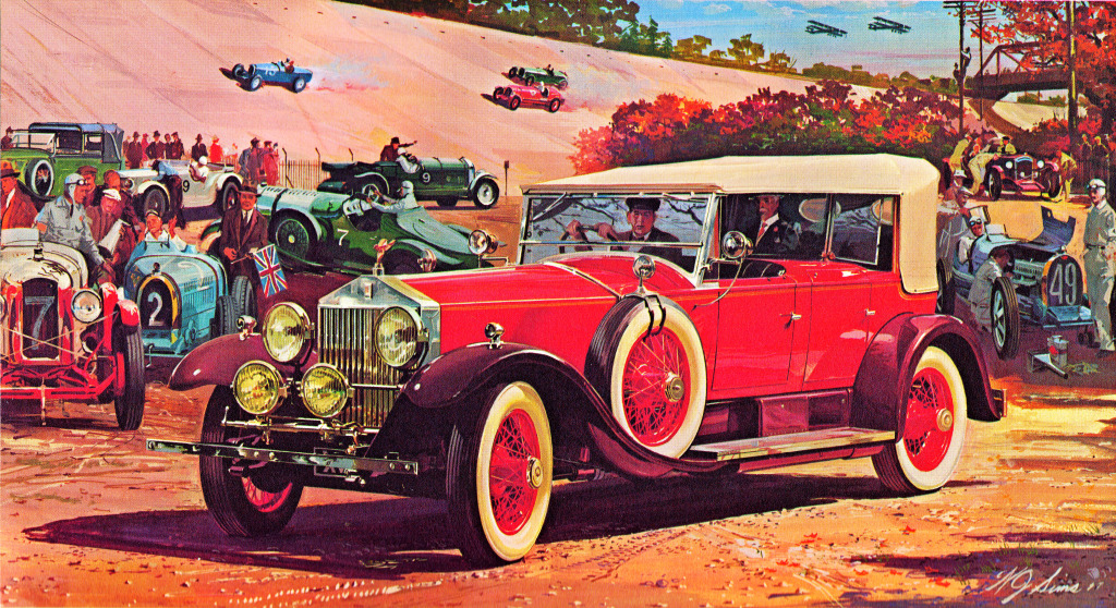 Rolls-Royce Phantom de 1928 jigsaw puzzle in Voitures et Motos puzzles on TheJigsawPuzzles.com