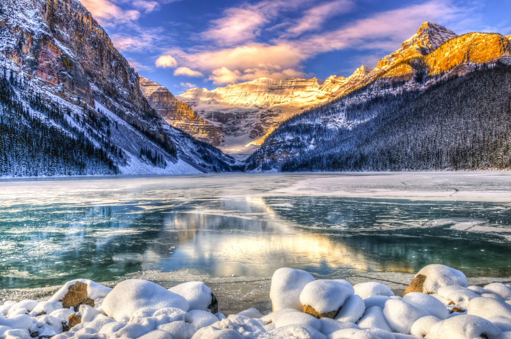 Banff National Park, Alberta Canada jigsaw puzzle in Puzzle of the Day puzzles on TheJigsawPuzzles.com