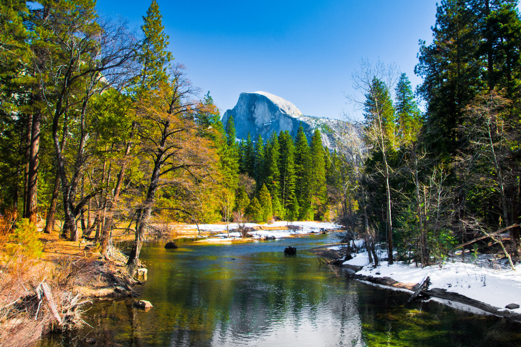 Half Dome, Yosemite NP jigsaw puzzle in Great Sightings puzzles on TheJigsawPuzzles.com
