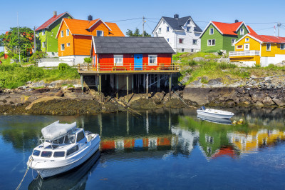Henningsvaer Fishing Village, Norway jigsaw puzzle in Puzzle of the Day ...