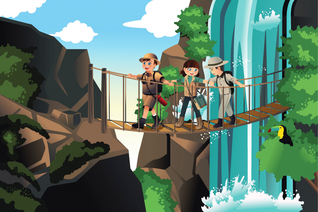 Abenteuerreise jigsaw puzzle in Wasserfälle puzzles on TheJigsawPuzzles.com