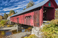 Covered Bridge in Vermont, USA