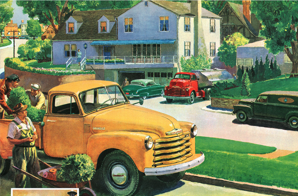 Anúncio da Chevrolet de 1952 jigsaw puzzle in Carros & Motos puzzles on TheJigsawPuzzles.com